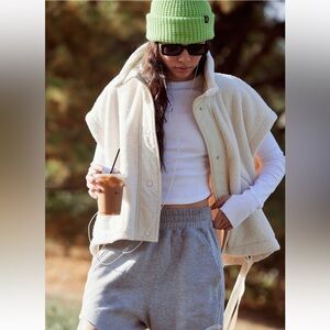 Free People Scout It Out Fleece Vest NWT NBW